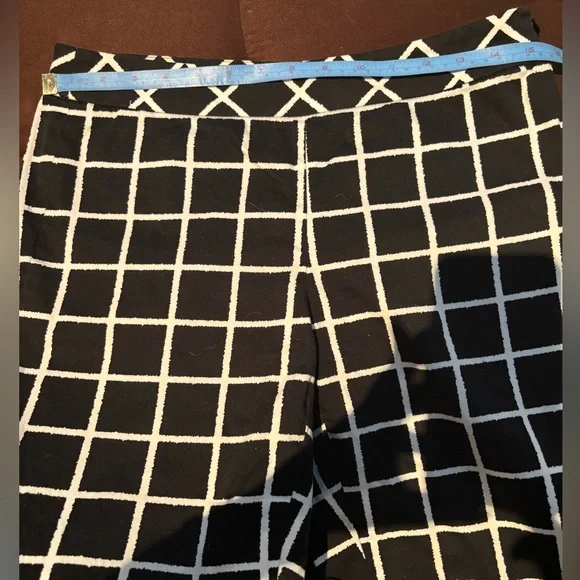 Donna Degnan Checkered Cropped Pants size 6 - Picture 8 of 10